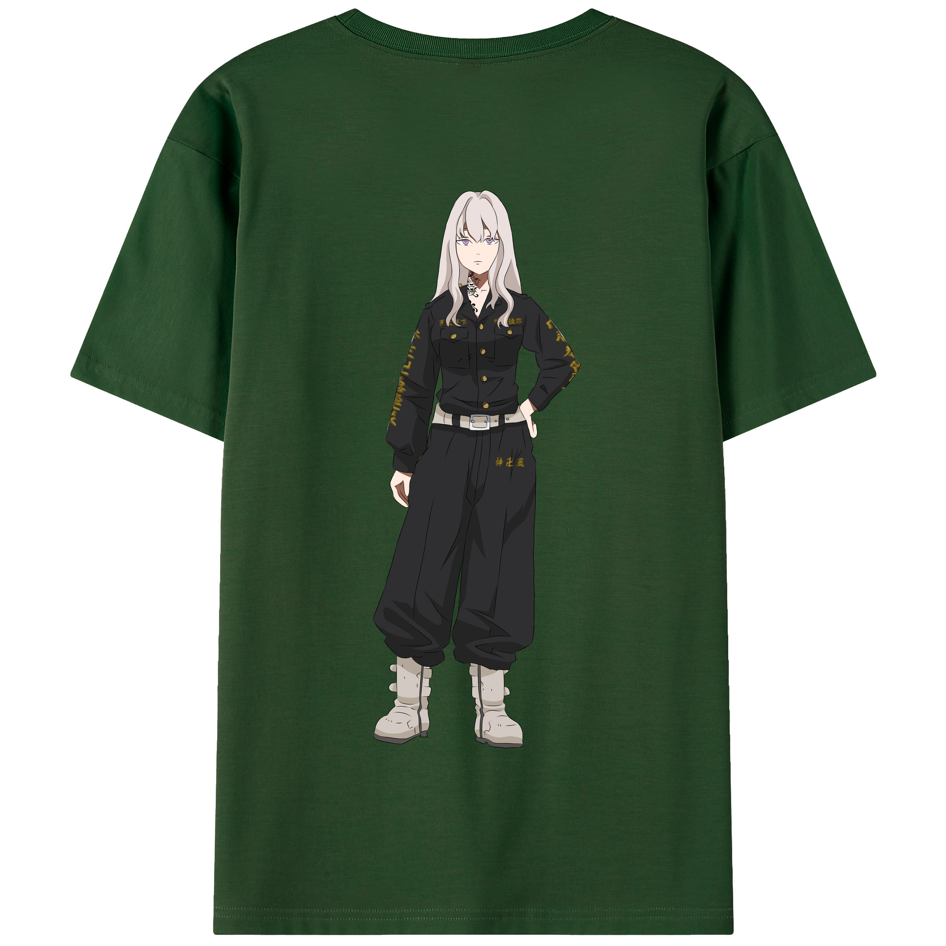 （画像用） 東京リベンジャーズ Tokyo Revengers 綿100％半袖Tシャツ（背面プリント）